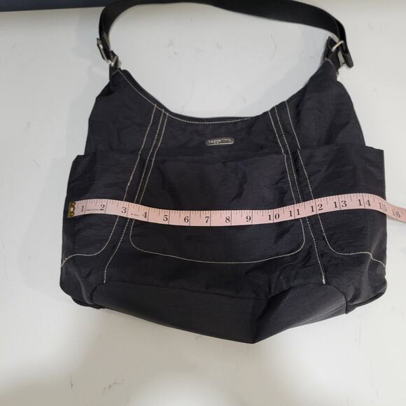 Baggallini Hobo Tote Nylon Adjustable Shoulder Strap Pockets Zip Center - Picture 10 of 10